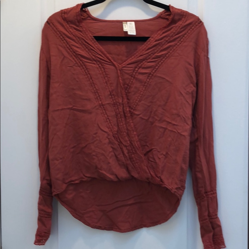Burnt orange shirt